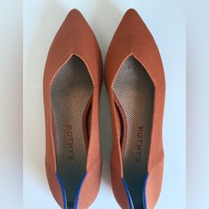 Rothy’s Burnt Orange Women's Pointed Flats